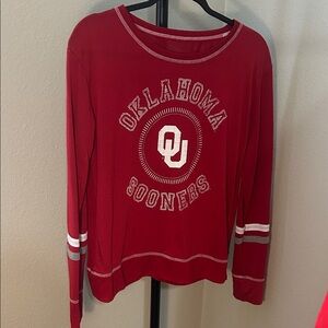 Colosseum Women's Red Oklahoma Sooners Long Sleeve Tee